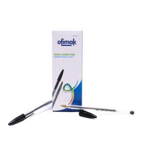 Bolígrafo Básico Clásico Ofimak OK117B -Negro