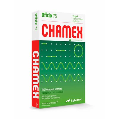 Papel bond tamaño Oficio Chamex