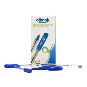 Bolígrafo Básico Triangular Ofimak OK112 -Azul
