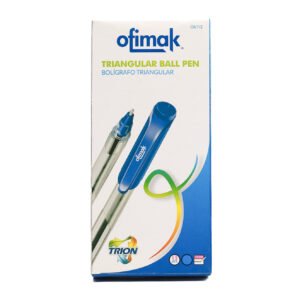 Bolígrafo Básico Triangular Ofimak OK112 -Azul