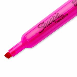 Resaltador punta gruesa biselada Sharpie -Rosado