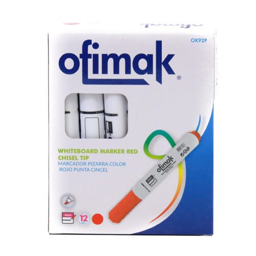 OK92P_1 Marcador para pizarra blanca Ofimak OK92P -Rojo