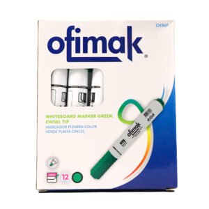 Marcador para pizarra blanca biselado Verde -Ofimak OK94P