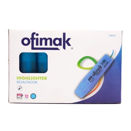 ok267 Resaltador punta gruesa Ofimak OK267 -Azul