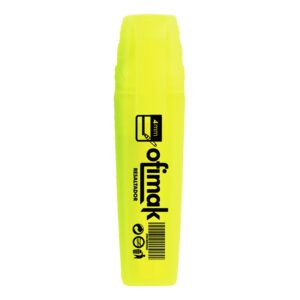 Marcador fluorescente 4mm Punta biselada Ofimak OK79 -Amarillo