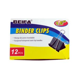 Binder Clip / prensa papel 41mm (1.6") Beifa AU13-8