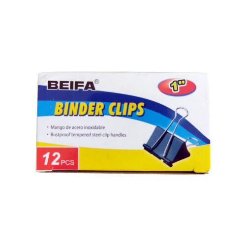 Binder Clip / Prensapapel 25mm (1") Beifa AU1