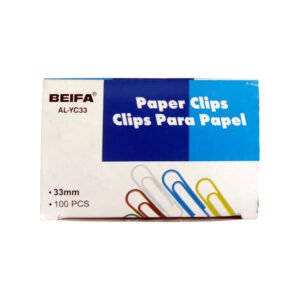 Clips #1 de colores 33mm Beifa AL-YC33 Clip #1 Colores 33mm. Beifa AL-YC33