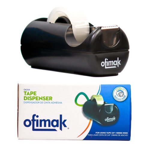Dispensador para tape 18mm Ofimak OK26A d Dispensador para tape 18mm(3/4") Ofimak OK26A