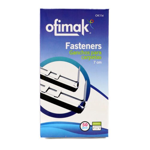 Fastener / gancho p/carpeta 7 cm. Ofimak OK114