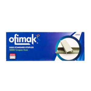 Grapas 26/6 6x13mm. Ofimak Ok04