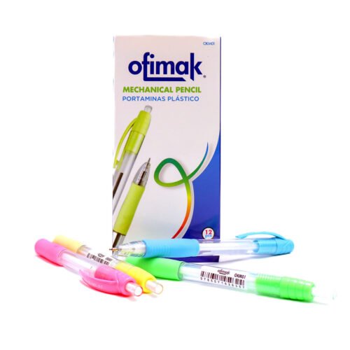 Lápiz Portaminas plástico 0.5mm verde Ofimak OKM01