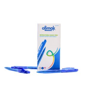 Lapiz tinta Ofimak Ok210B retractil 0.7mm azul b Bolígrafo retráctil 0.7mm Ofimak Ok210B -Azul