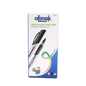 Bolígrafo triangular 1.0mm Ofimak Ok463 -Negro