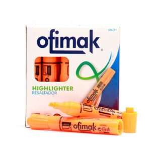 Marcador fluorescente 4mm Ofimak OK271(Naranja b Resaltador 4mm Naranja Ofimak OK271