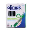 Marcador permanente 4mm biselado Ofimak OK87P(Verde)