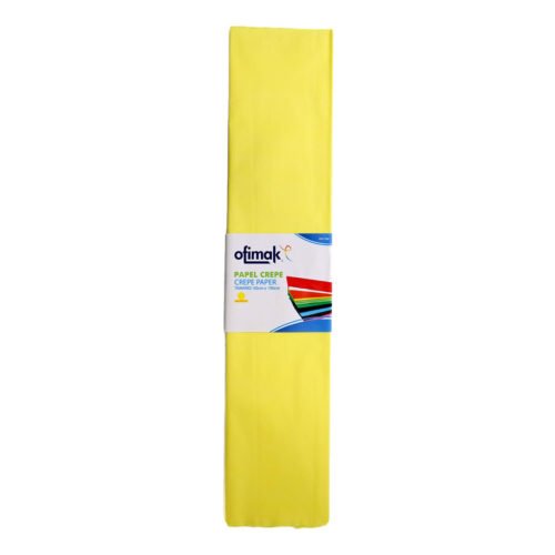 Papel crepé 50x190cm Amarillo Ofimak OK-CR4
