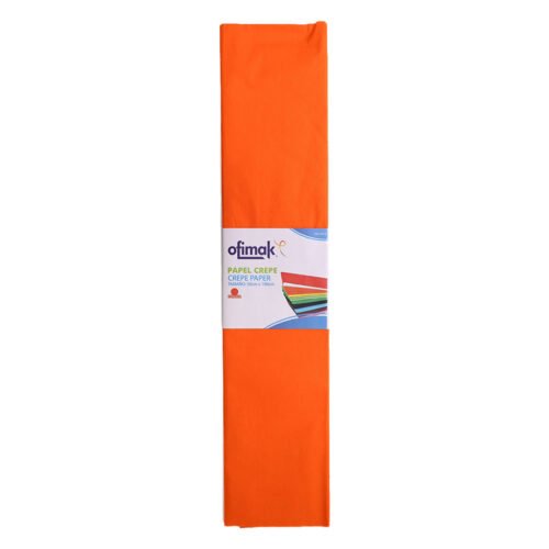 Papel crepé 50x190cm Naranja Ofimak OK-CR10