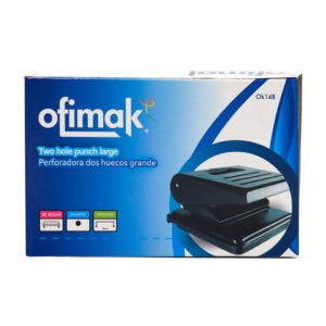 Perforadora de 2 orificios 20hjs. Dist. 8cm. Ofimak Ok14B Perforadora de 2 orificios 20hjs. Dist. 8cm. Ofimak Ok14B