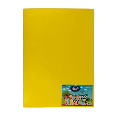 Pliego de Foamy 50x70cm(19.6"x27.5") Amarillo -Ofimak OK356