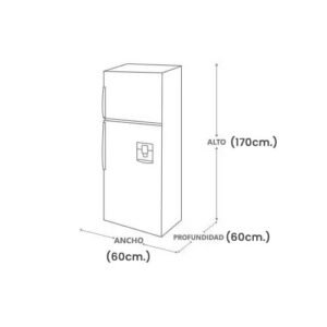 Refrigeradora 12 pies cubicos 2 puertas frigidaire FRTM32G3HPS b Refrigeradora 12 pies cúbicos, dos puertas, Frigidaire FRTM32G3HPS