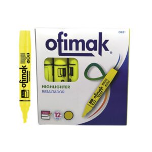 Resaltador 4mm Amarillo Ofimak OK81