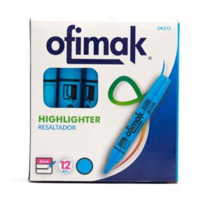 Resaltador 4mm Azul Ofimak OK272 Resaltador 4mm Azul Ofimak OK272