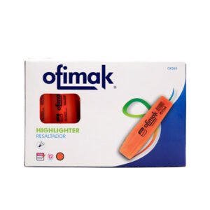 Resaltador 4mm Naranja(modelo cuadrado) Ofimak OK265 Resaltador 4mm Naranja(modelo cuadrado) Ofimak OK265