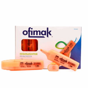 Resaltador 4mm Naranja(modelo cuadrado) Ofimak OK265 b.fw Resaltador 4mm Naranja(modelo cuadrado) Ofimak OK265