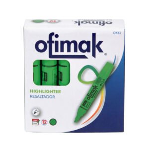 Resaltador 4mm Verde Ofimak OK82