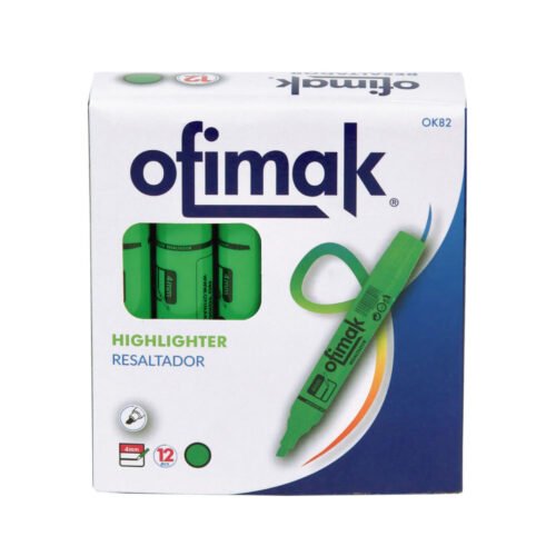Resaltador 4mm Verde Ofimak OK82