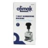 Sello Fechador 7 digitos Ofimak Ok529FE Sello Fechador(foliador) 7 dígitos Ofimak Ok529FE