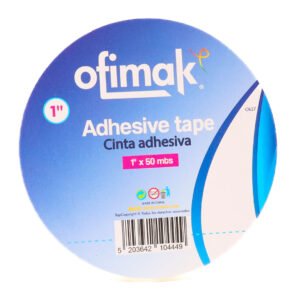 Tape transparente 1 x 50 mts. Ofimak OK27 b Tape transparente 1" x 50mts. Ofimak OK27