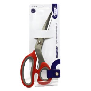 Tijera de acero 8.25" mango plástico con goma -Ofimak OK181-4