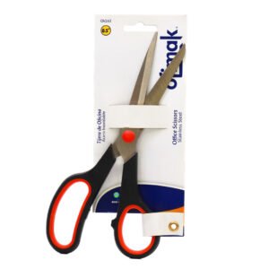 Tijera de acero 8.5 mango plastico con goma colores Ofimak OK263. Tijera de acero 8.5" mango plástico con goma V/colores Ofimak OK263