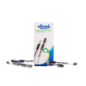 Bolígrafo gel punta fina 0.7 Ofimak OK467L -Negro