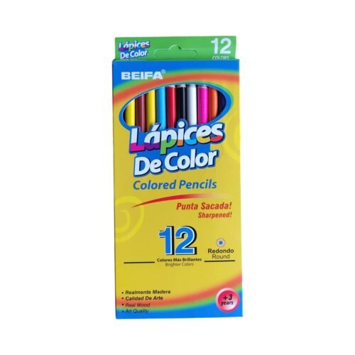 Lápices de color redondo Beifa AD818A-12