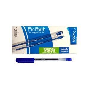 Bolígrafo punto de aguja 1.0mm Azul Azor PinPoint