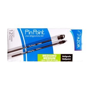 Bolígrafo punto de aguja 1.0mm Azor PinPoint -Negro