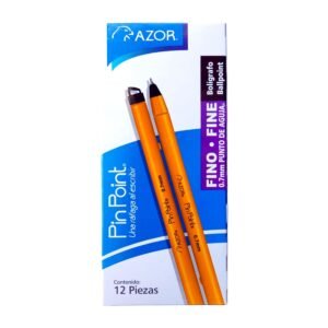 Bolígrafo punta de aguja 0.7mm Azor PinPoint -Negro
