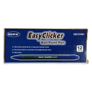 Bolígrafo retráctil 1.0 mm Beifa KB121001 -Negro