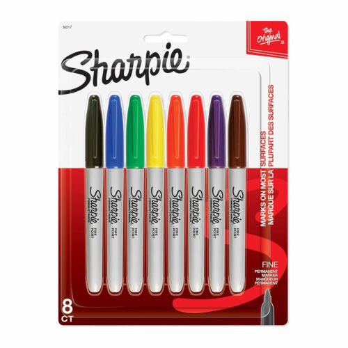Marcadores Permanentes Punta Fina Sharpie Colores.