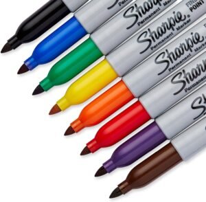 Marcadores Permanentes Punta Fina Sharpie Colores.