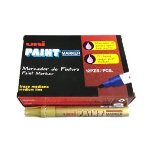 Marcador de pintura mediano Oro/Dorado UniPaint Azor