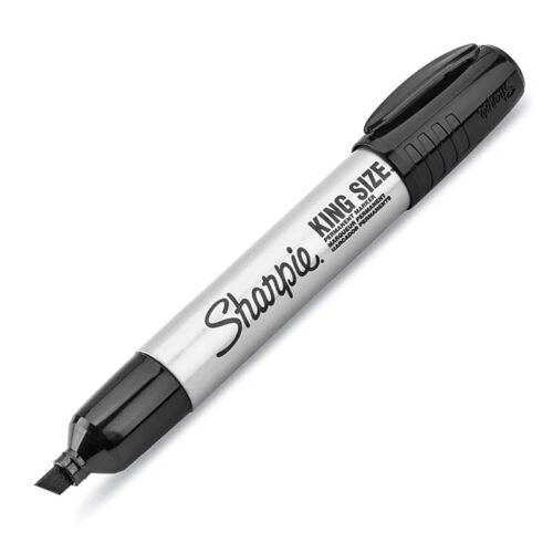Marcador permanente biselado Sharpie King size 15001 -Negro