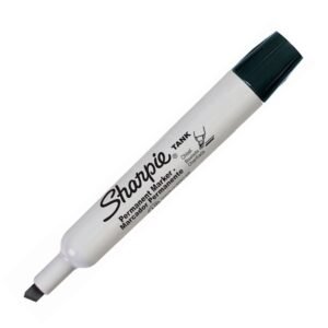 Marcador permanente biselado Sharpie TANK 1789877 -Negro