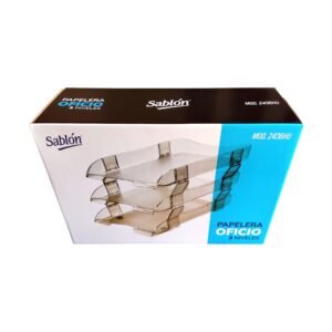 Organizador de escritorio bandeja 3 niveles oficio Sablón 2436HU