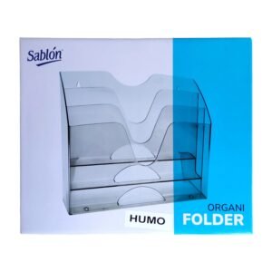 Organizador vertical de tres bandejas Organi Folder Sablón