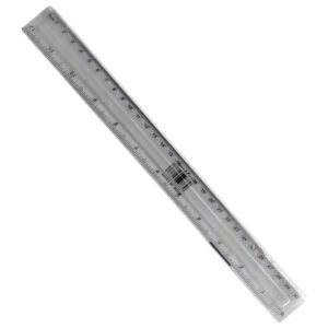 Regla plástica Transparente de 12 Beifa AJCGA-0011