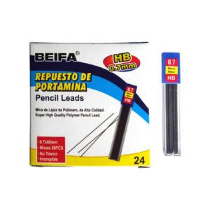 Repuesto de portaminas 0.7mm Beifa AB0.7 Repuesto de portaminas 0.7mm Beifa AB0.7